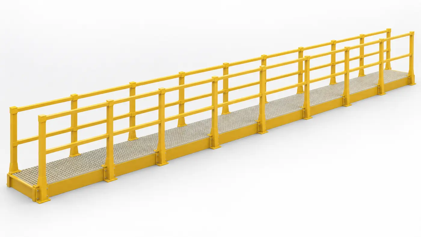 Passarela Industrial em PRFV